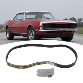 Air Conditioning Compressor Belt Kit with Tool, Rubber Metal 12658178, Sturdy Air Conditioning Belt for Sierra Silverado Suburban Tahoe Yukon