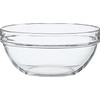 Luminarc E8860 Aufsteckbare Salatschüssel aus Glas, stapelbar, Ø 10cm, klar