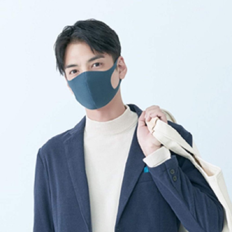 ピッタマスクネイビー(PITTA MASK NAVY) 3枚入