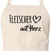 Huuraa Apron Butcher with Heart Gift Cotton Butcher Gift Idea,