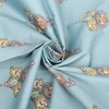 Teal Pillow Cases, 100% Cotton Floral Envelope Closure Pillow Covers,