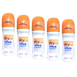 Dry Idea Fresh Linen Roll-On Antiperspirant Deodorant Fresh Linen 3.25 Ounce (Pack of 5)