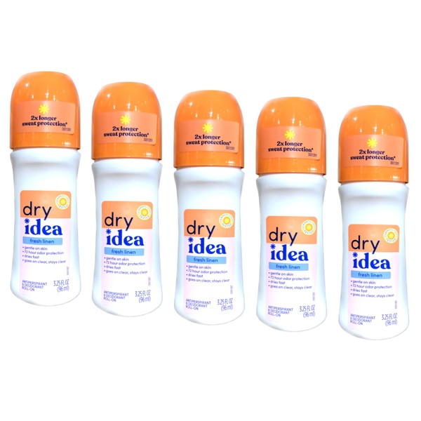 Dry Idea Fresh Linen Roll-On Antiperspirant Deodorant Fresh Linen 3.25