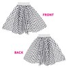 Childs Dalmatian Set - White Polka Dot Skirt With Black