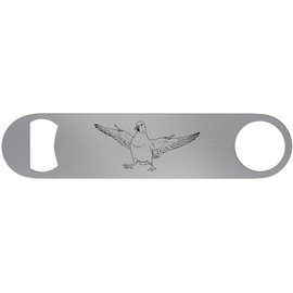 'Pigeon with Attitude' Bar Blade Bottle Opener (BR00018255)