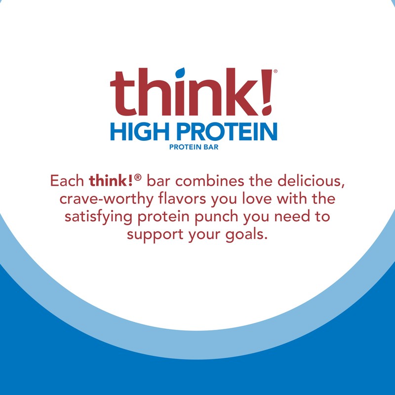 think! Protein Bars, High Protein Snacks, Gluten Free, Kosher Friendly,