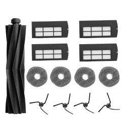 Replacement Parts fit for Eufy X9 Pro Robot Vacuum Cleaner, Accessories Kit brush roll filter sides Brushes mop pads
