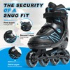PAPAISON Boys Inline Skates Ages 5-8 8-12, Adjustable Size Beginner
