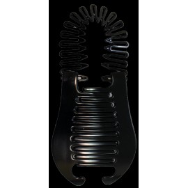 Mia   Mia e-Pony Modernized Banana Clip, Ponytail Holder, Hair Styling Tool, Black