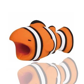 TopHomer Clownfish Universal Cute Animal Bites Cable Protector Prevents Breakage Cord Saver Case Mini Chewers