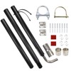 SHUNTALL 44461 RV Generator Exhaust Venting System Extension Kit Compatible