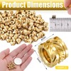 Threaded Inserts, 100 Pcs Knurled Brass Nuts, 3D Printing Brass