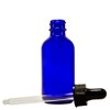 GreenHealth 2oz Cobalt Blue Glass Dropper Bottles – Pack of