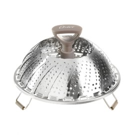 Oster Sangerfield Stainless Steel Expandable Steamer Insert 7 to 10.5 Inches – Adjustable Kitchen Cookware Accessory for Steaming