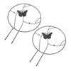 2PCS Flower Plant Support Stand Iron Climbing Frame for Home