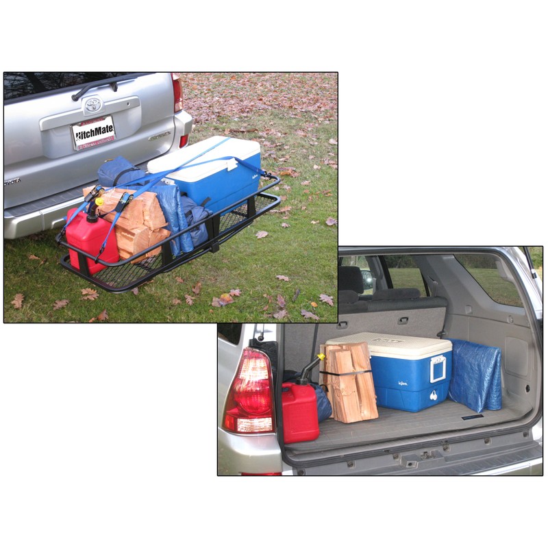 Heininger HitchMate CargoLoad Mounted Cargo Carrier 2" Receiver, Black, Large