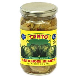 Cento - Marinated Artichoke Hearts, (4)- 12 oz. Jars
