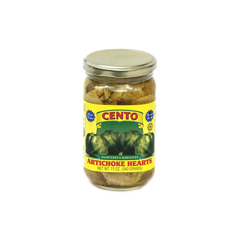 Cento - Marinated Artichoke Hearts, (4)- 12 oz. Jars