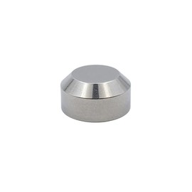 VistaView CableTec - Brushed Stainless Steel Chamfer End Caps for Cable Railings (Lot of 10 Caps)