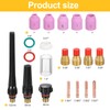 HARFINGTON 43pcs Tig Torch Kit for WP-9, WP-20, WP-25 with