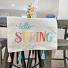 Decorae Spring Table Runner, Hello Spring Easter and Seasonal Fabric