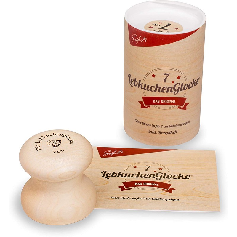 Hochwertiges Backset | Original Lebkuchenglocke und Backoblaten | Lebkuchenformer für