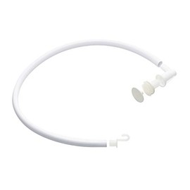 Rotho Babydesign Drain Hose for Bathtubs, For Emptying the Bath Water after Baby Bathing, 87.5 x 3.5 cm, White, 20069005101