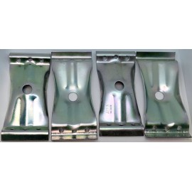 16 Gauge Steel Corner table leg brackets SET kit brace Kerf Apron support Mount