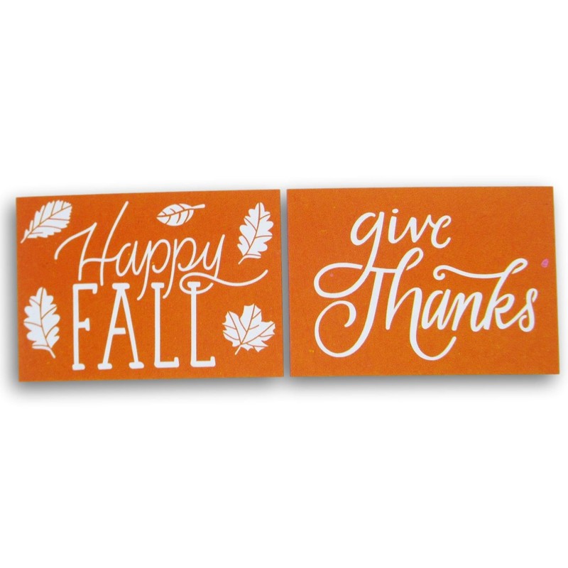 Painting Stencil - Give Thanks and Happy Fall - 7