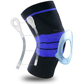 Rodillera Deportiva de Gel (Negro, XL)                                                                                                                