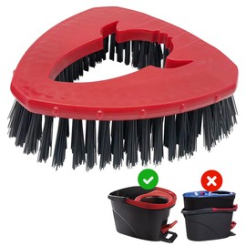 Scrubber for Vileda Turbo EasyWring Floor Mop Scrubbing Brush Cleaning Brush for Bathroom and Kitchen Tiles(Filled with Bristle Brushes) (1, Pack)