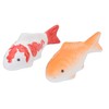 Set of 2 Creative Co-Op 4" Assorted Koi Fish Floatable