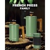 POLIVIAR French Press Coffee Maker, 21 oz Coffee Press with