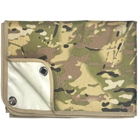 Tencen Tent Sheet, Camouflage, Ground Sheet, Waterproof, Thick, Durable, High Abrasion Resistant, Leisure Sheet, Airsoft Games, Camping, Outdoors, Flower Viewing, Fireworks Displays, Sports Festivals