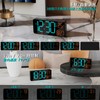 KOSUMOSU Clock Digital Clock Alarm LED Clock for Bedroom 6.7