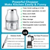 Garlic Chopper, Mini Food Processor, USB Rechargeable Mini Chopper, Powerful