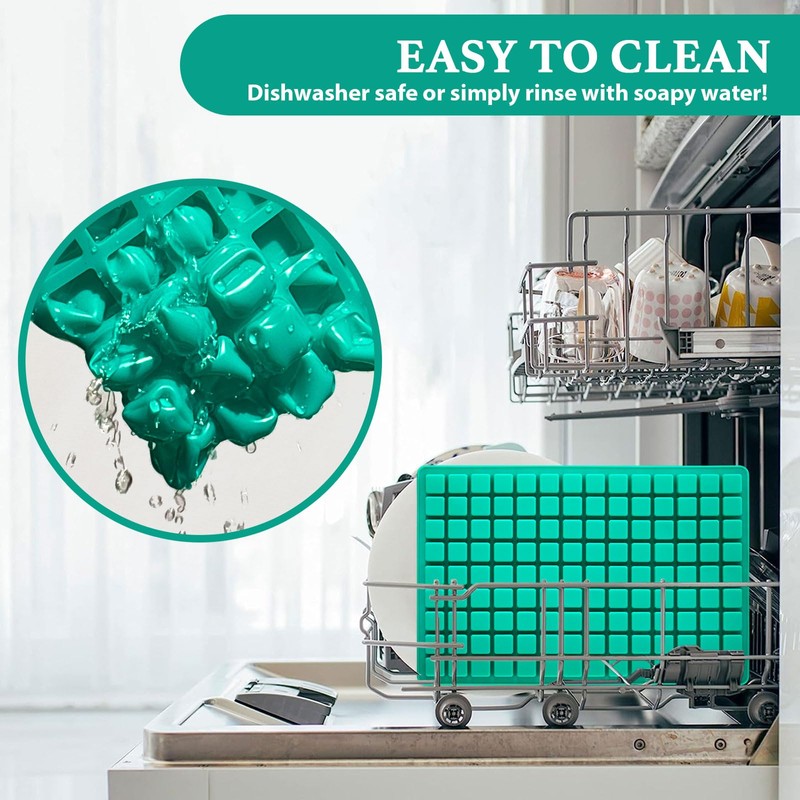HKNMTT Square Gummy Molds Silicone, Mini Hard Candy Moulds 3