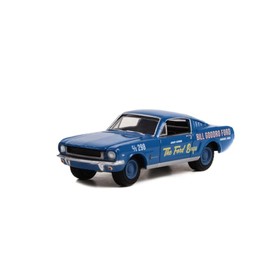 1965 Ford Mustang Fastback, Blue - Greenlight 30366/48-1/64 Scale Diecast Model Toy Car