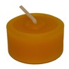 Bienenzauber 24 Beeswax Tealights Made from Pure Beeswax, Handmade Directly