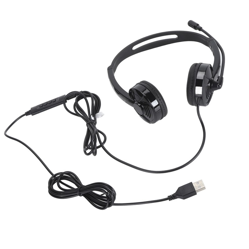 Telephone Headset Professional Noise Reduction Microphone Mute Office Phone Headset