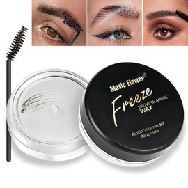 Brow Wax Gel Shaping Eyebrow Wax Shaping Soap Extra Durable Eyebrow Gel, Transparent, Defining, Fixing, Durable Shaper Gel, Styling Pomade Makeup Balm for Shaping Definition