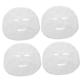 Beavorty Breathable Face Mask Sheets 100pcs Facial Mask Sheets Gauze Round Face Pack for Daily Skin Care