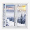 Winter Balcony Velcro Window Windproof Film 100X160