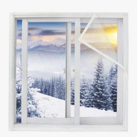 Winter Balcony Velcro Window Windproof Film 100X160