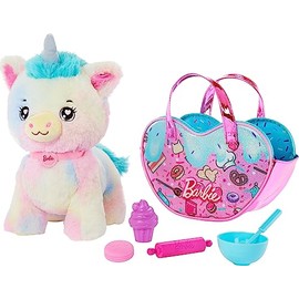 Barbie Peluche Chef Pet Adventure con cinco accesorios para niñas de 3 años en adelante                                                               