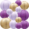 Round Chinese Paper Lanterns Decorative 14pcs Wedding Birthday Party Valentine's