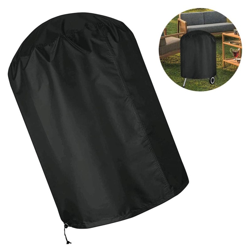 Barrel BBQ Cover Small Kettle Barbecue Grill Cover Waterproof Heavy