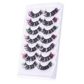 minkissy Fluffy False Eyelashes Pairs Lash Clusters for Women Curl Lash Extensions for Diy Professional Makeup Suitable for Parties Weddings