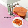 2 Stück Sewing Ruler mit Skale – Heavy-Duty Polygonal Magnetic