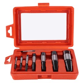 QANYEGN 8 Piece Screw Extractor Set, Plumbing Bolts Extractor Set, Broken Screw and Bolts Extractor for Household Use and Professional Electrician
